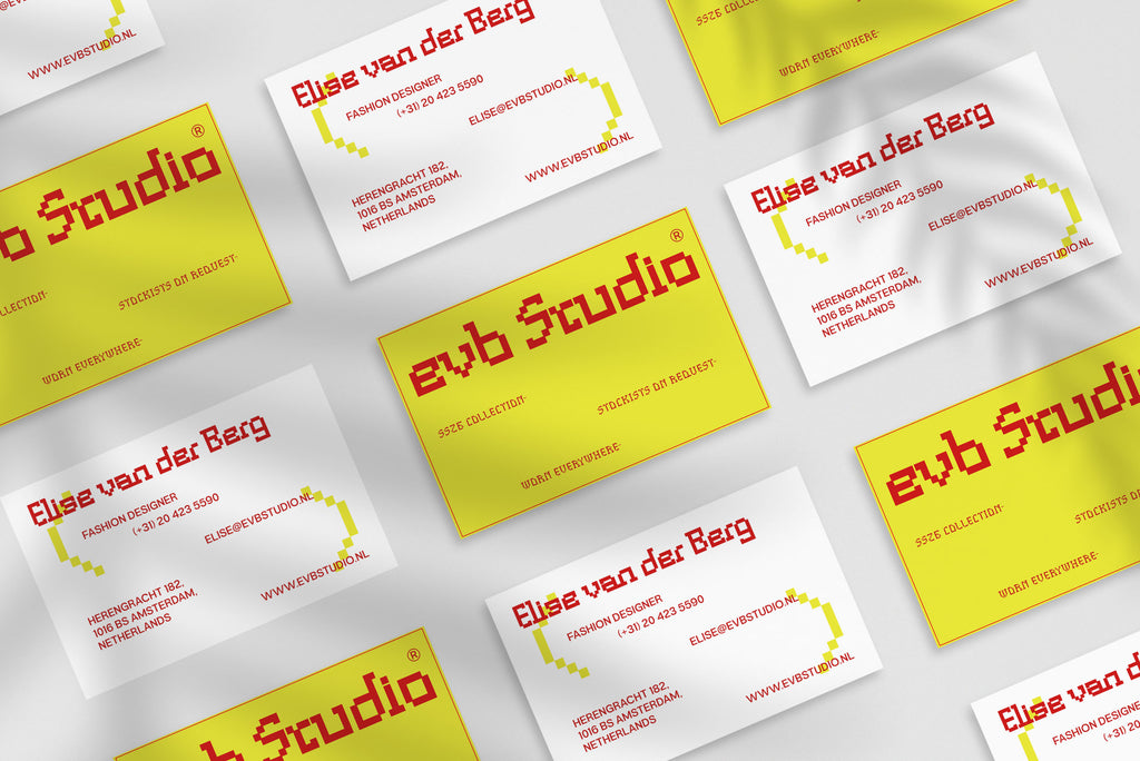 Monochrome Line business card – front and back view – minimalist typography 300gsm matte finish