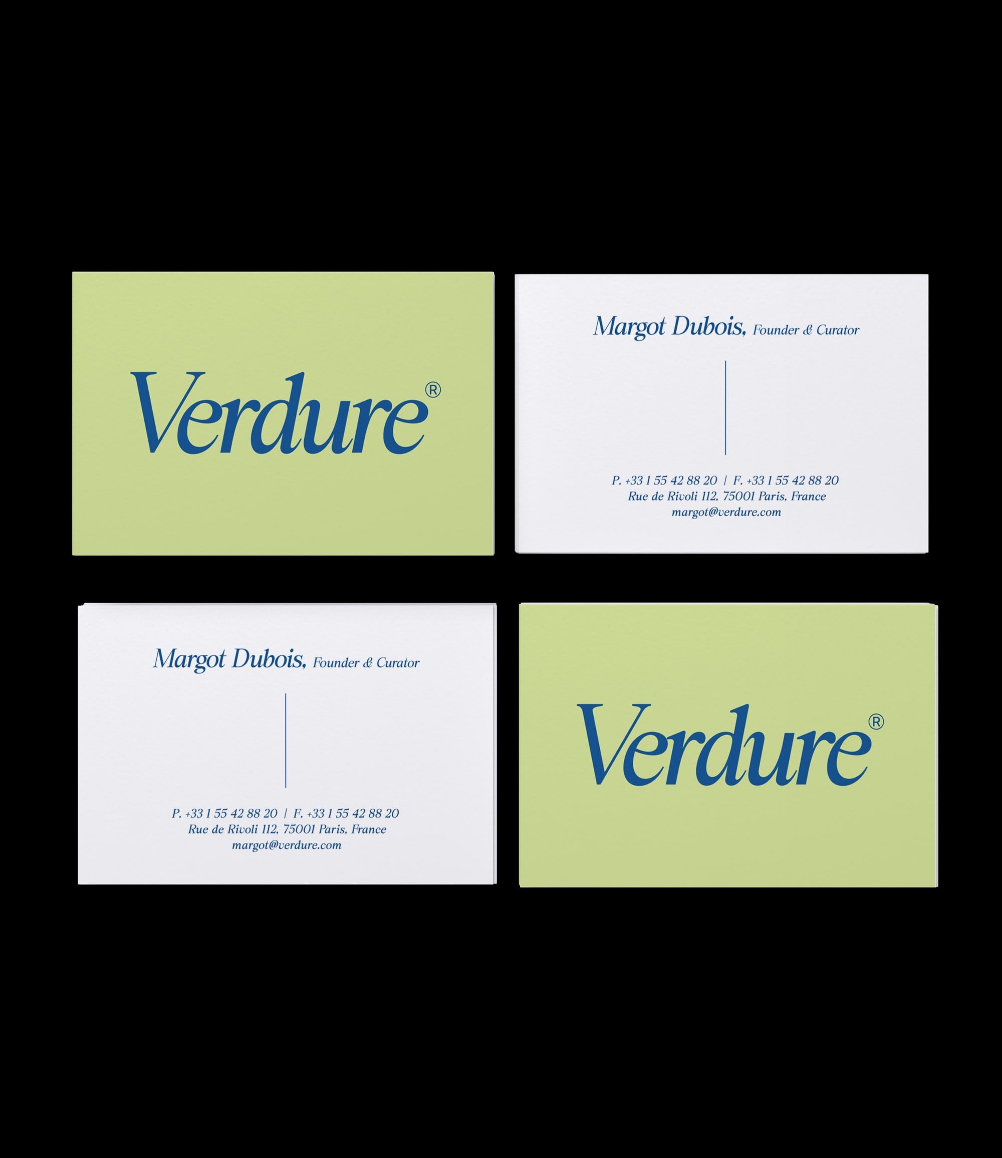 Custom printed eco organic beauty business card – organic design – semi-custom service