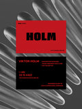 Fashion Showroom business card – Holm Atelier editorial design – printed 300gsm matte cardstock