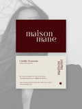 Hair Salon business card – Maison Mane chic design – printed 300gsm matte cardstock